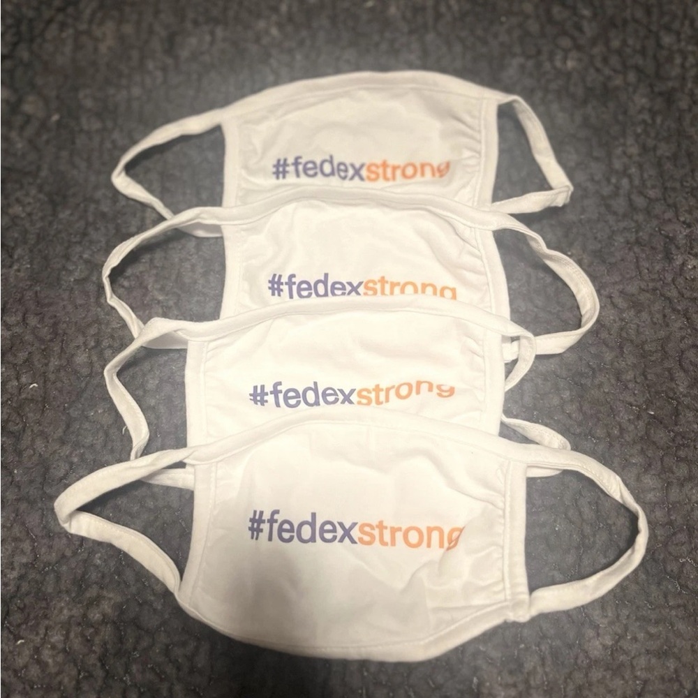 FedEx Strong Branded Face Masks Set (One Size)